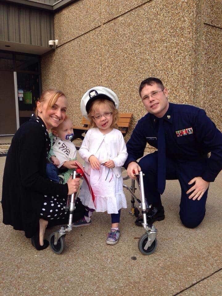 Aaron is a military dad family man