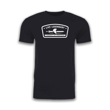 NL Tee - Black - Live Legendary Front