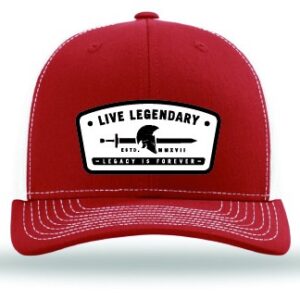 The Legend Hat - Red | White